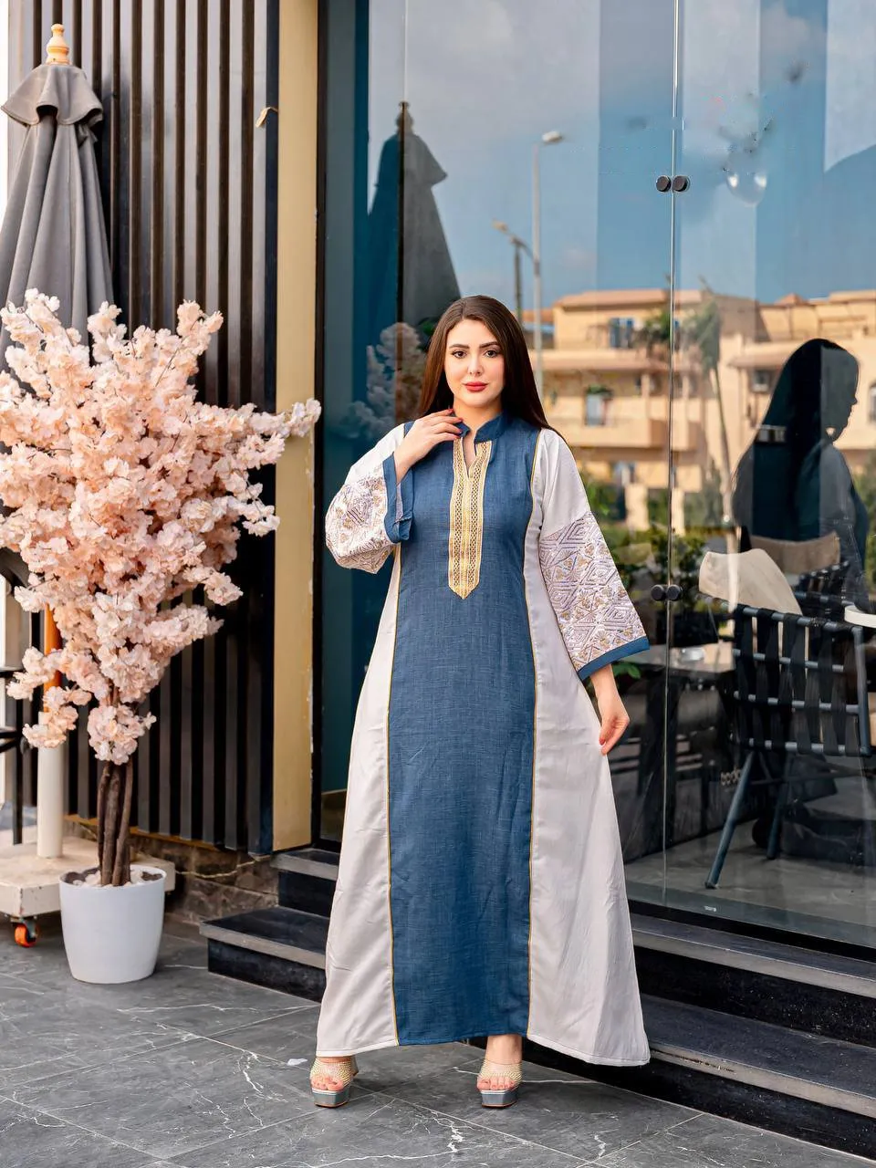 Women's floral abayas