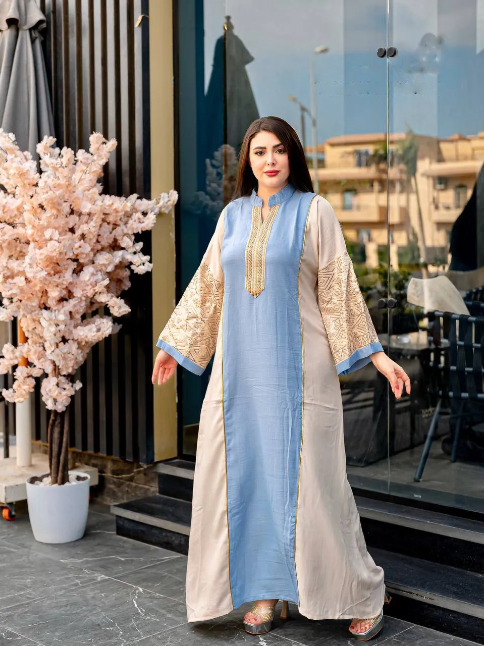 Women's floral abayas