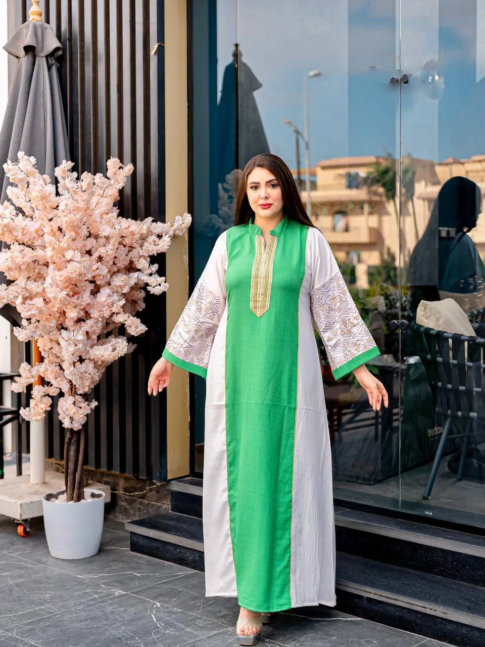 Women's floral abayas