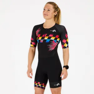 WOMEN'S HIRANGA AERO TRISUIT - FINISHER BLACK