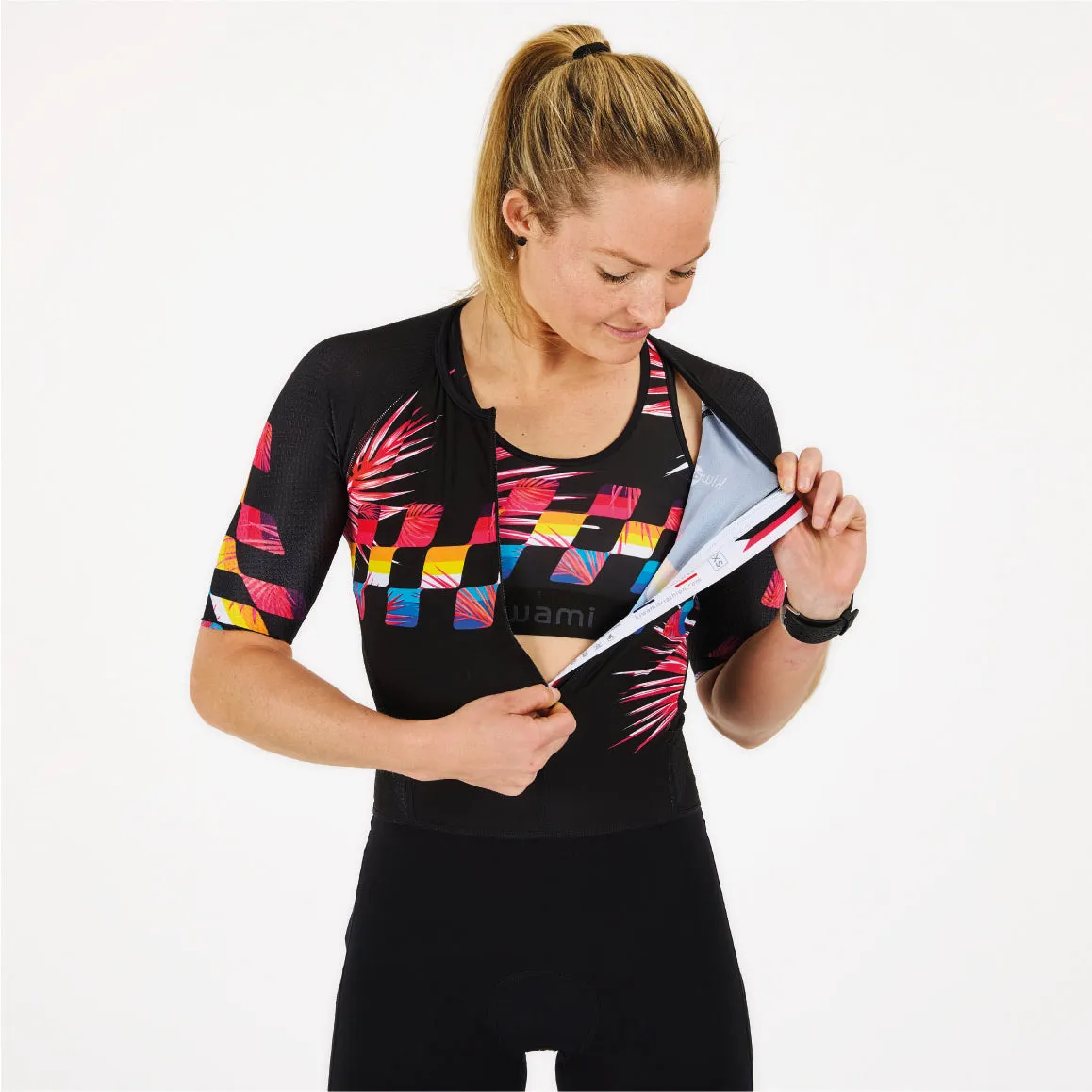 WOMEN'S HIRANGA AERO TRISUIT - FINISHER BLACK