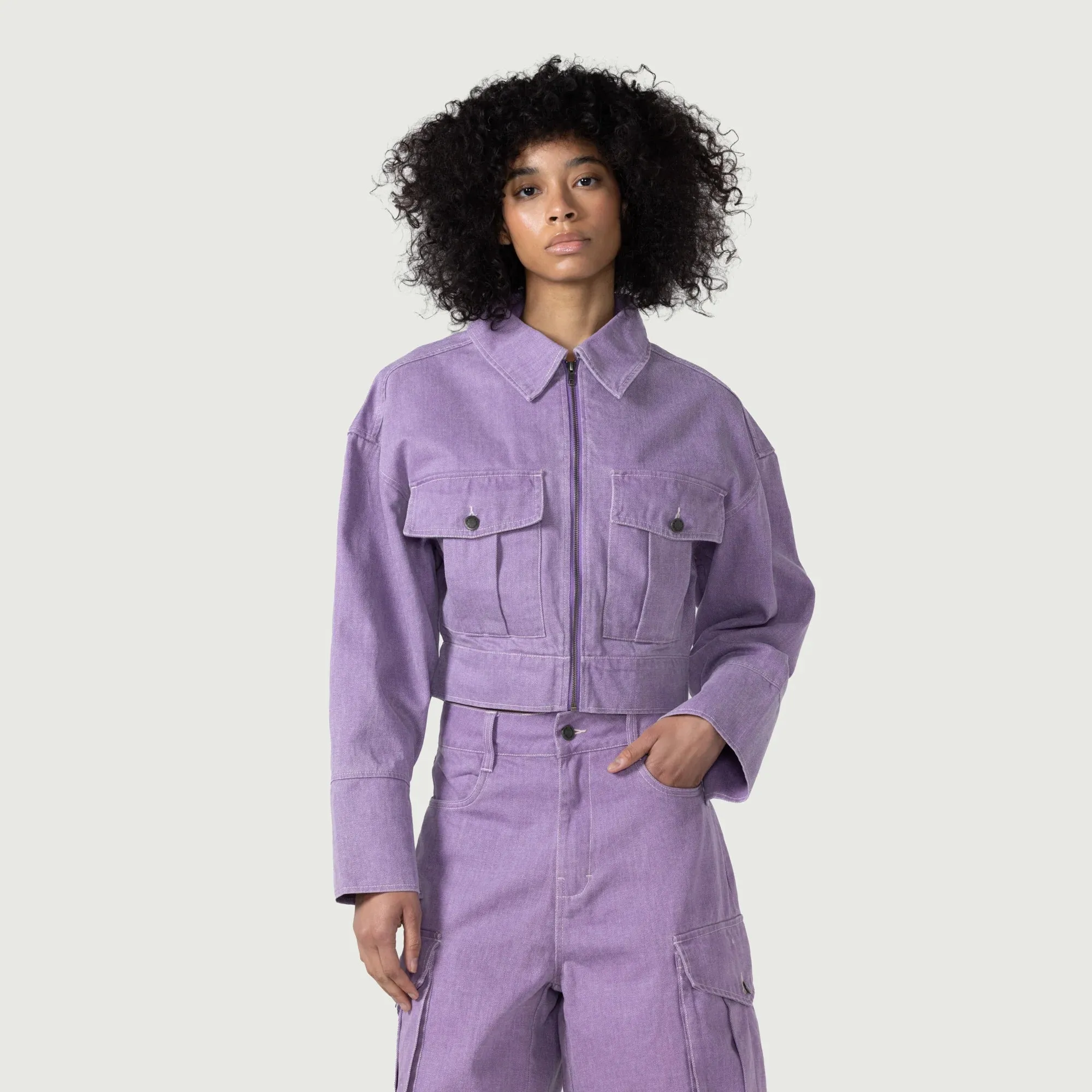Women's Honor The Gift Oversized Workman Jacket 'Purple'
