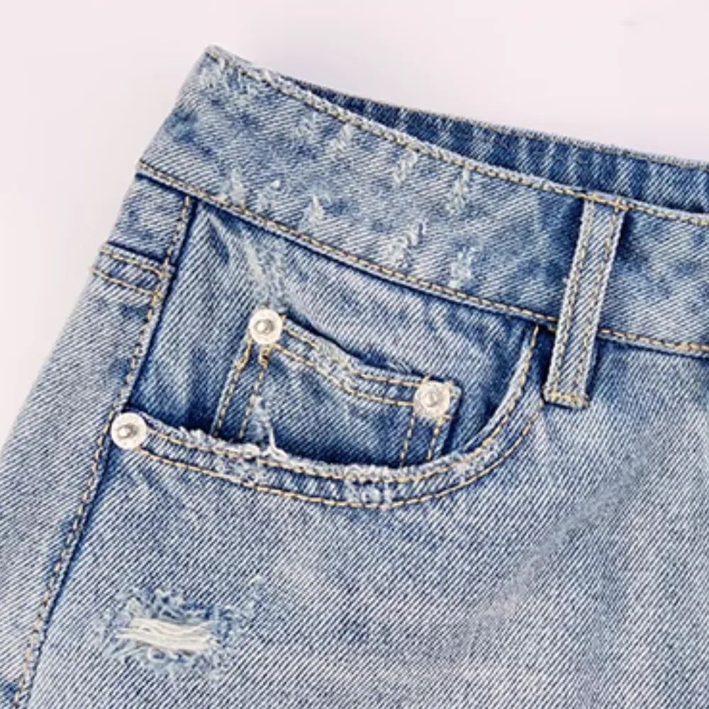 Women's Hot Girls Irregular Ripped Shorts