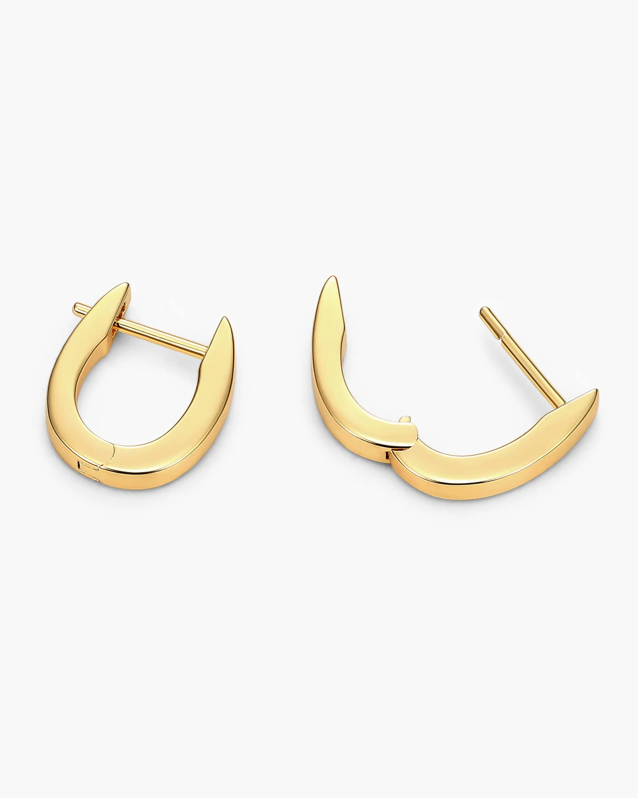 Women's Huggie Earrings - Gold