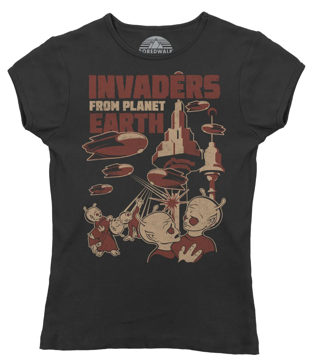 Women's Invaders From Earth T-Shirt - By Ex-Boyfriend