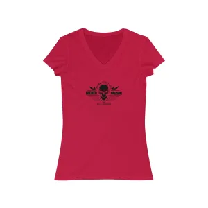 Women's Jersey Short Sleeve V-Neck Tee