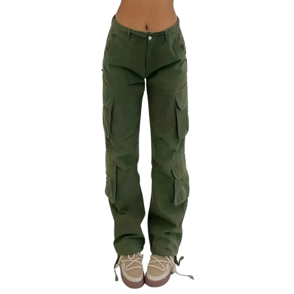 Women's Low Waist Versatile Cargo Pants