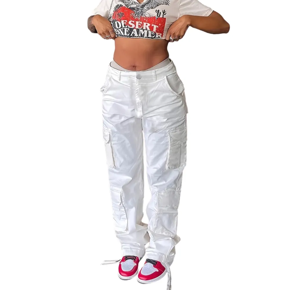 Women's Low Waist Versatile Cargo Pants