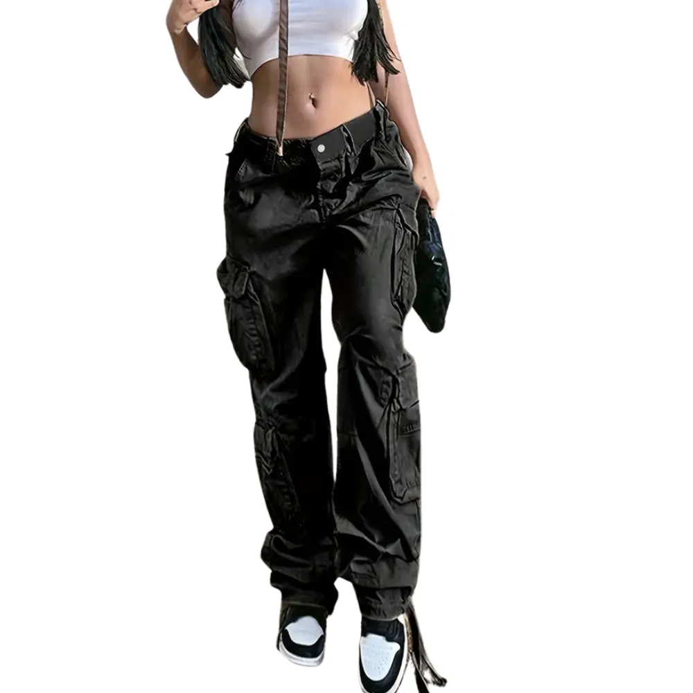 Women's Low Waist Versatile Cargo Pants