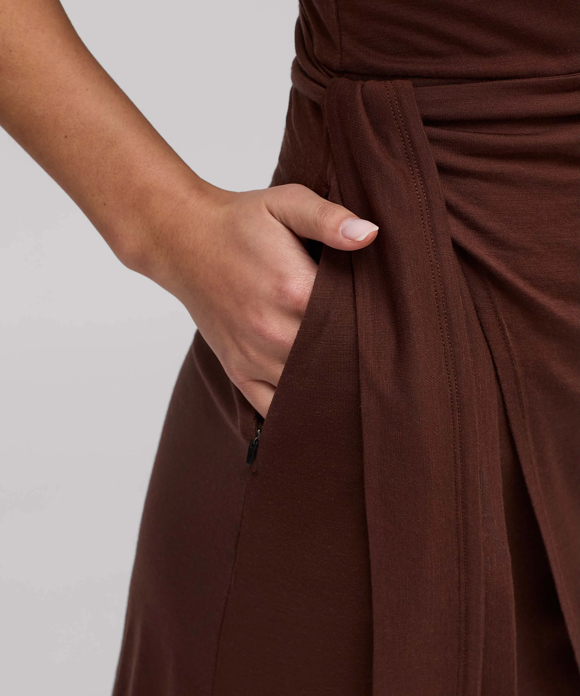 Women's Merino Tie Dress