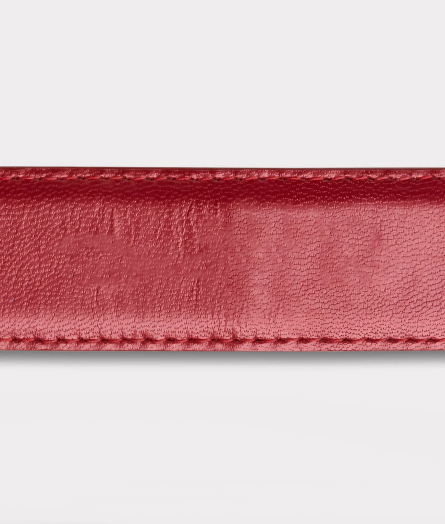 Women's Mirrored L Belt :: Tristan Red