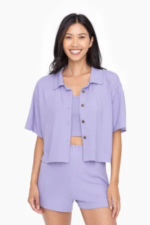Women's Mono B | Three Piece Shorts Set | Purple