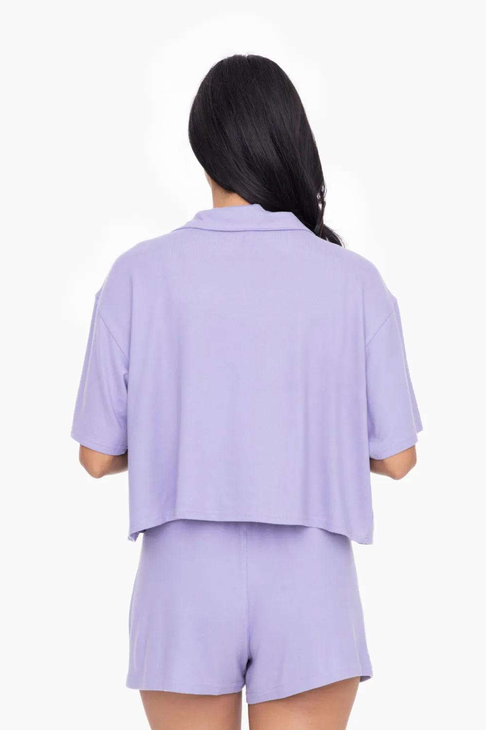 Women's Mono B | Three Piece Shorts Set | Purple