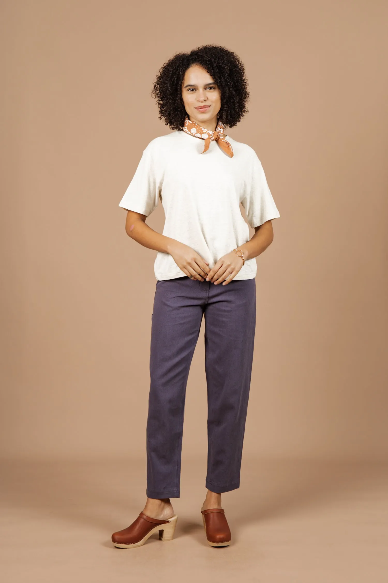 Women's Organic Hemp Boxy Tee | Ivory