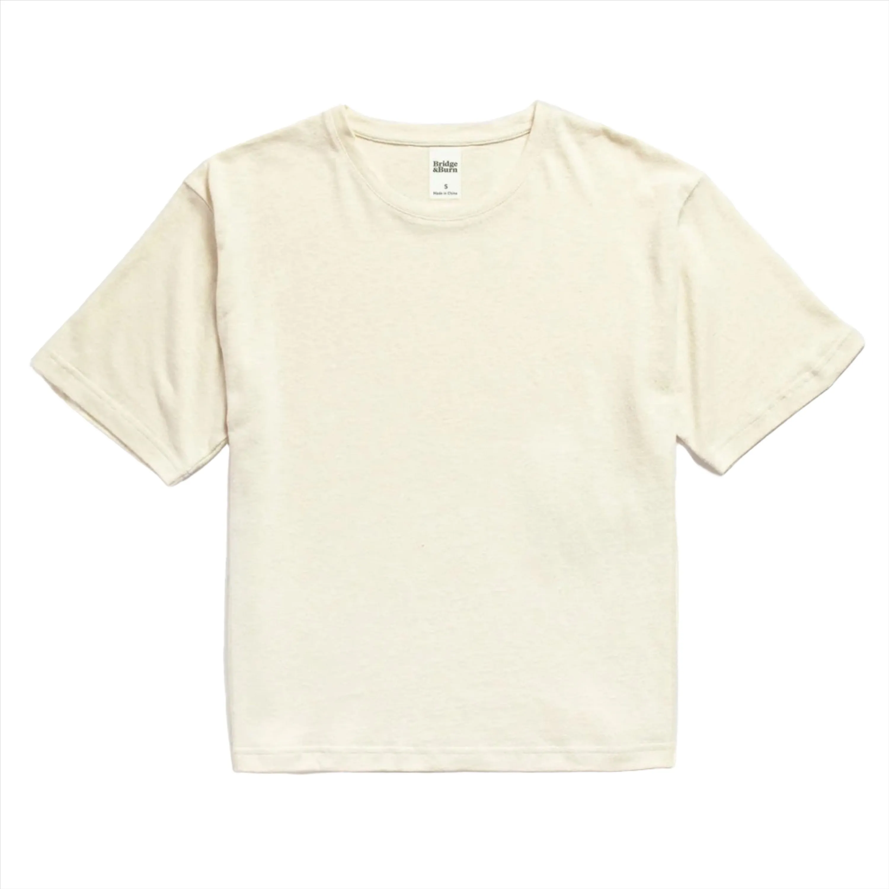Women's Organic Hemp Boxy Tee | Ivory