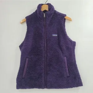 Women's Patagonia Purple Sherpa Vest Size M