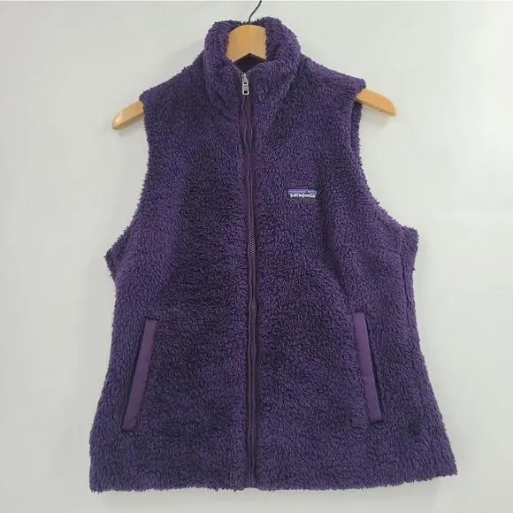 Women's Patagonia Purple Sherpa Vest Size M