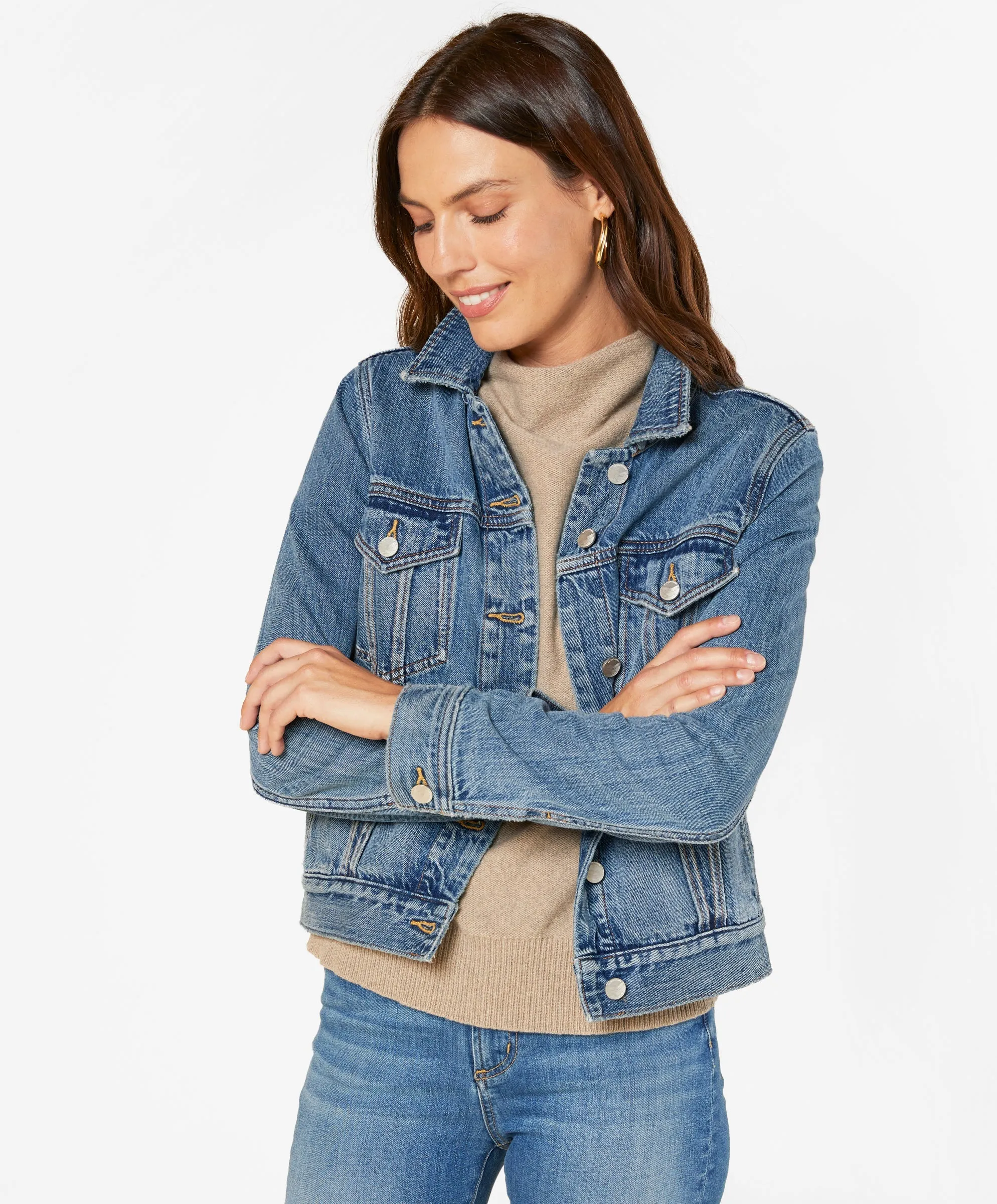 Women's Peacenik Denim Trucker - Outerworn