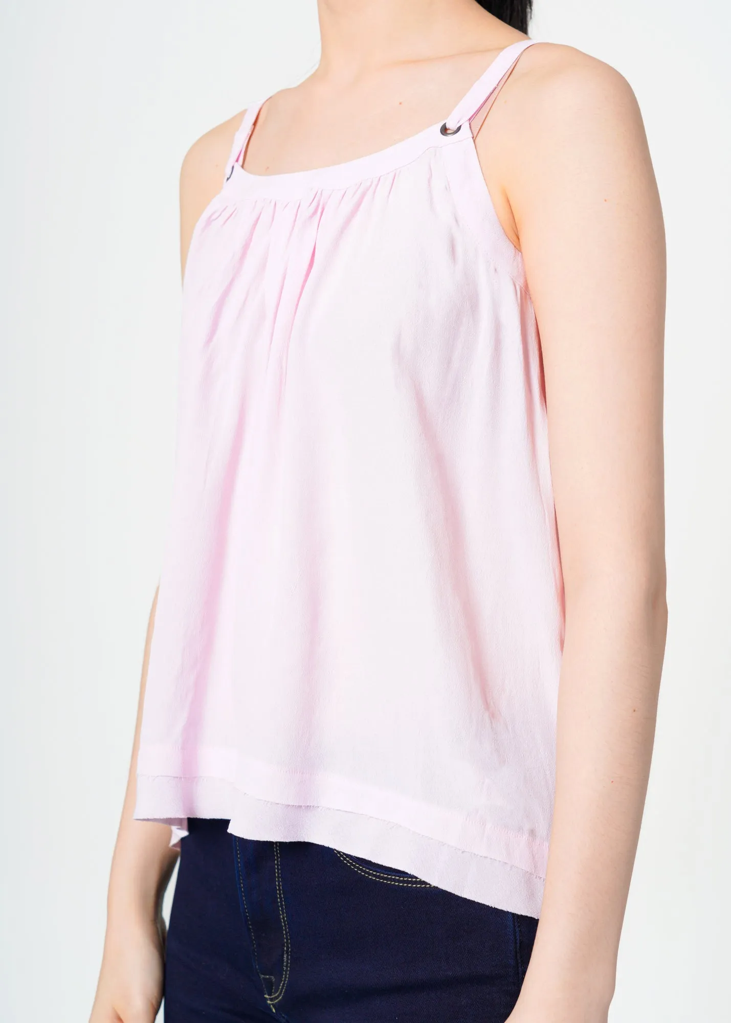 Women's Pleated Tank Top
