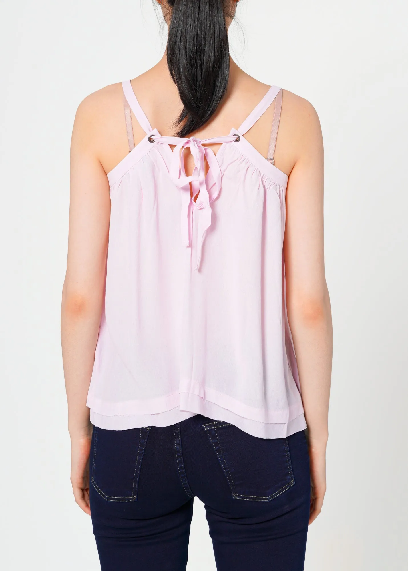 Women's Pleated Tank Top