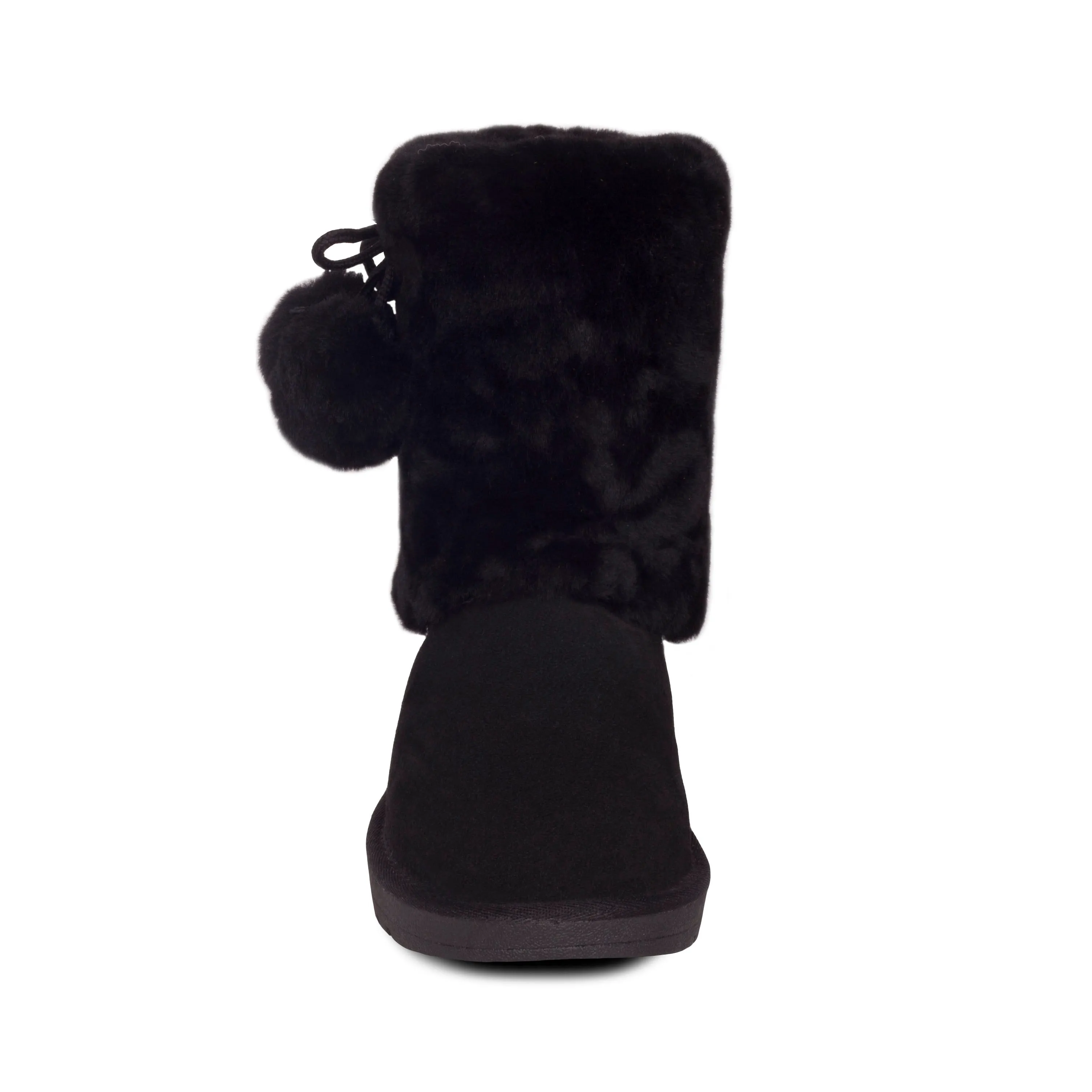 Women's Pom Pom Sheepskin Boots