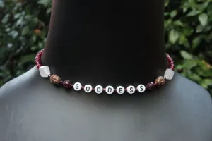Women’s Red Jade & Rose Quartz “ GODDESS” necklace