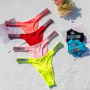 Women's Rhinestone Shiny Panties