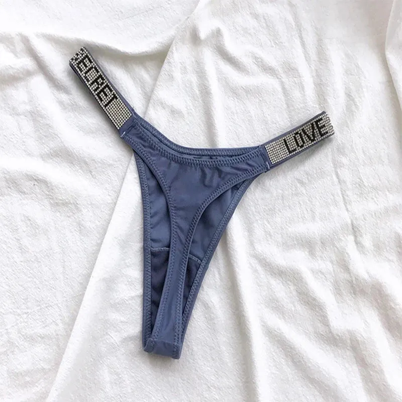 Women's Rhinestone Shiny Panties