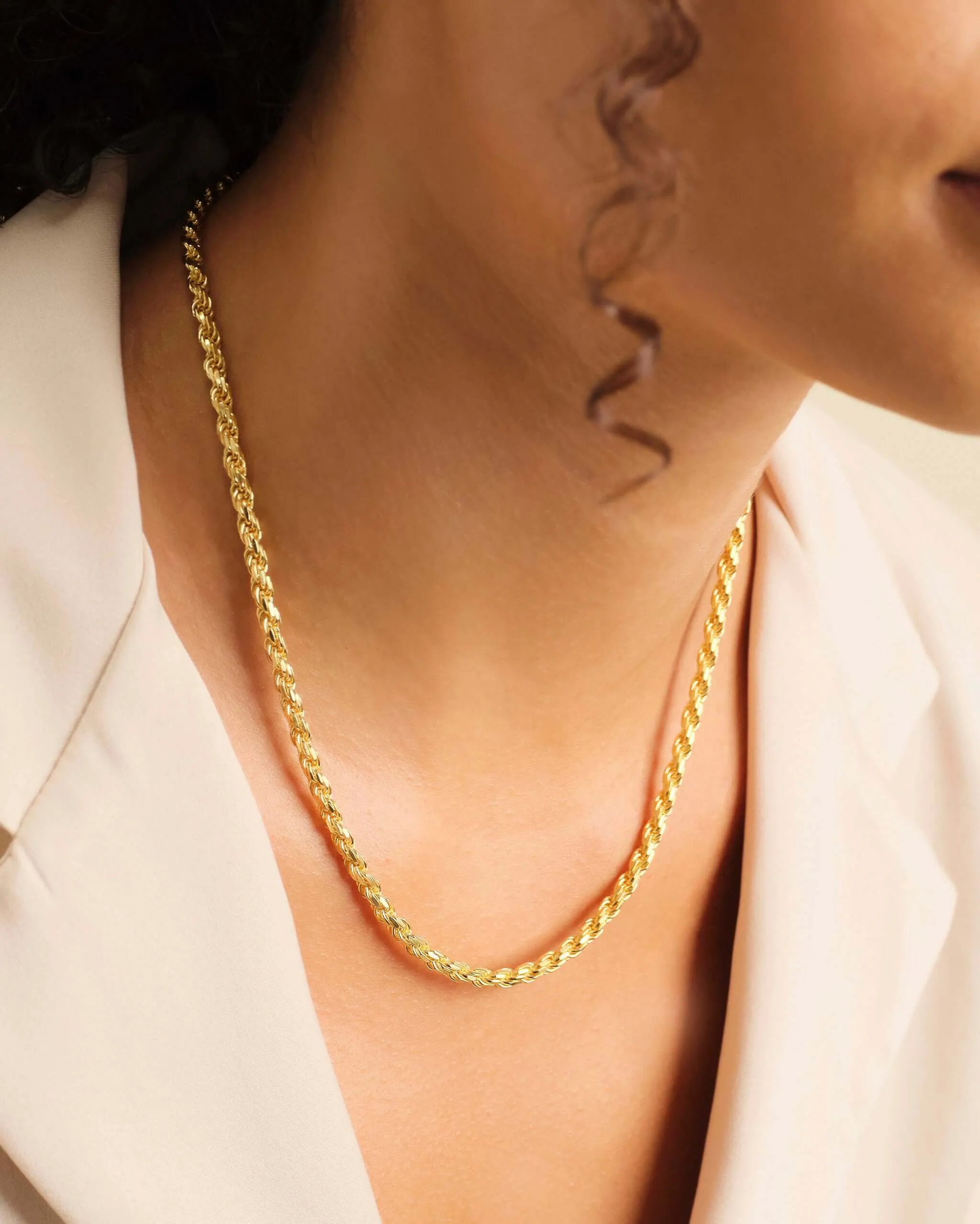 Women's Rope Chain - 4mm