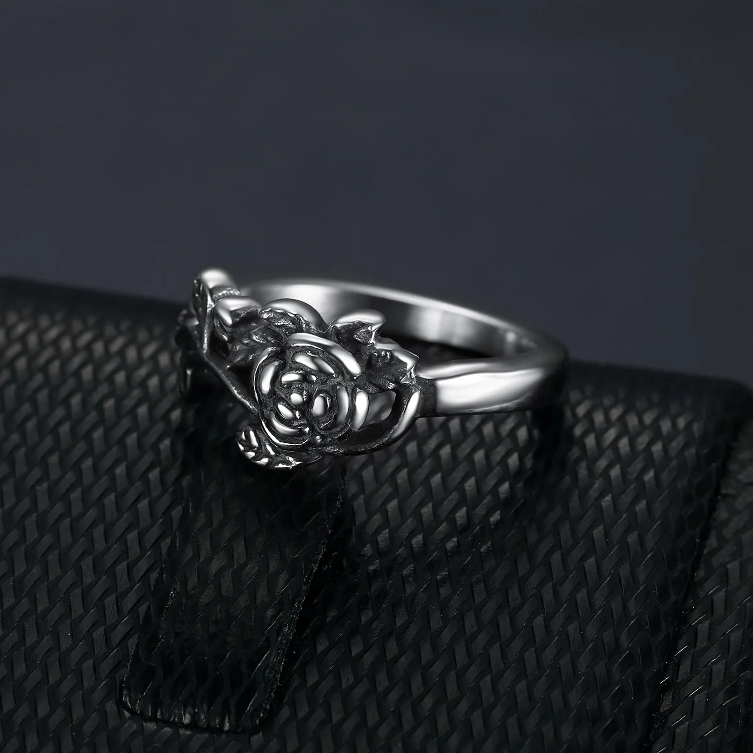 Women's Rose  Stainless steel ring