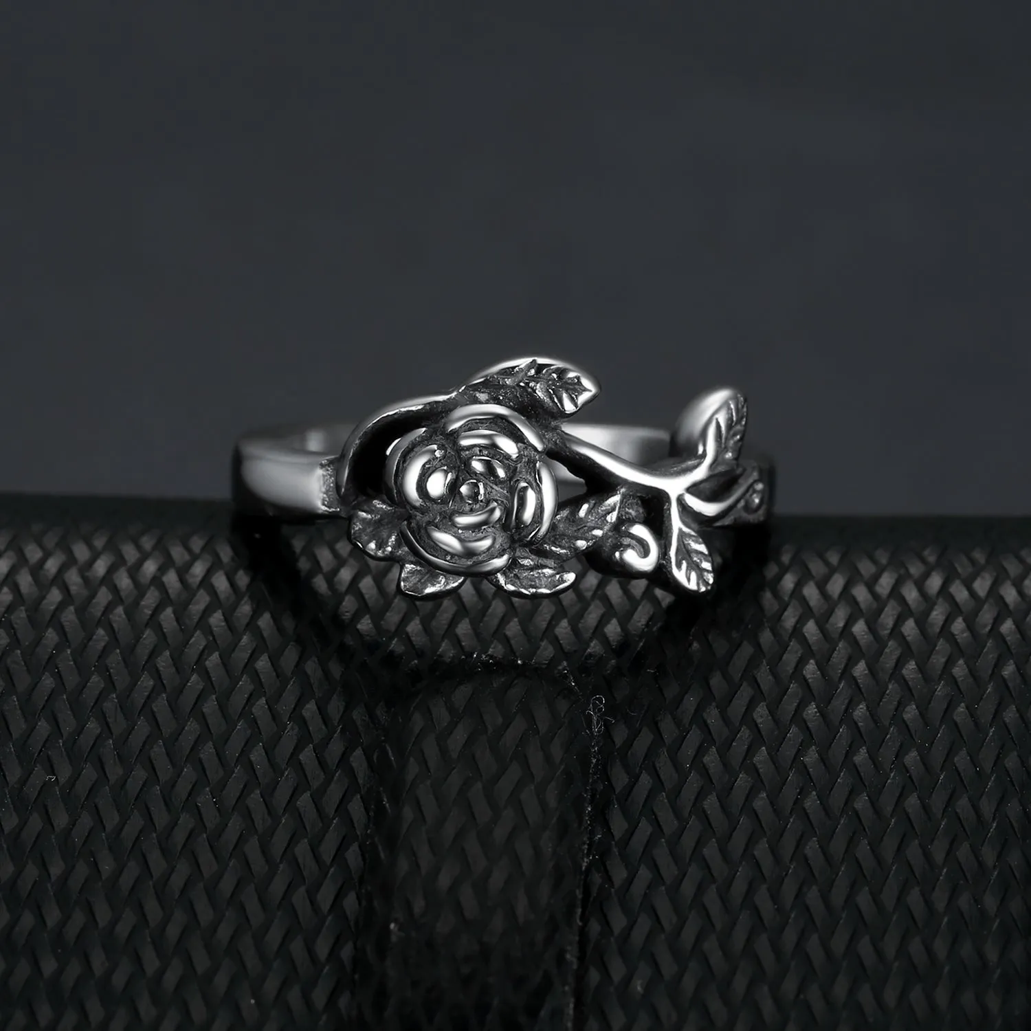 Women's Rose  Stainless steel ring