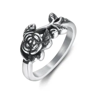 Women's Rose  Stainless steel ring
