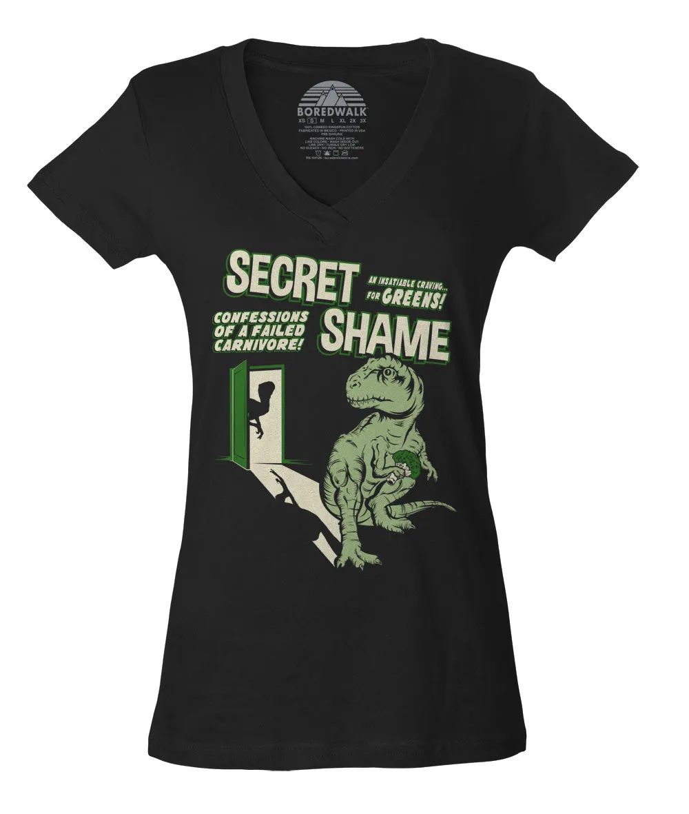 Women's Secret Shame Vneck T-Shirt - By Ex-Boyfriend