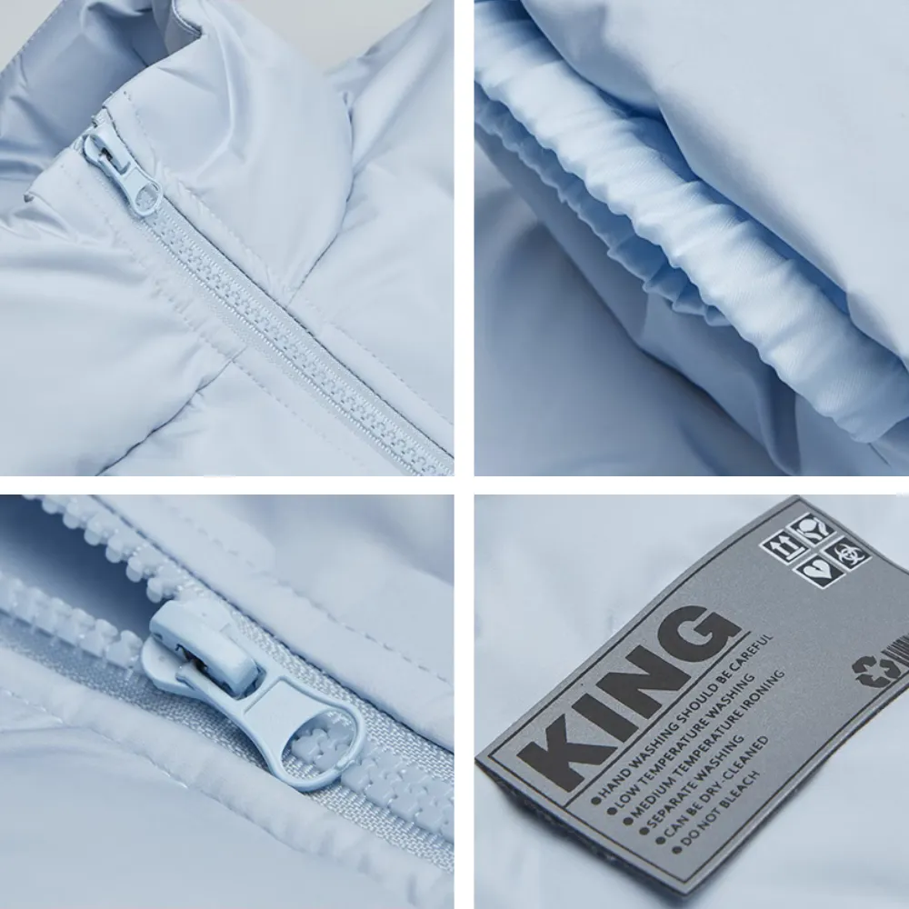 Women's Solid Color Warm Down Jacket