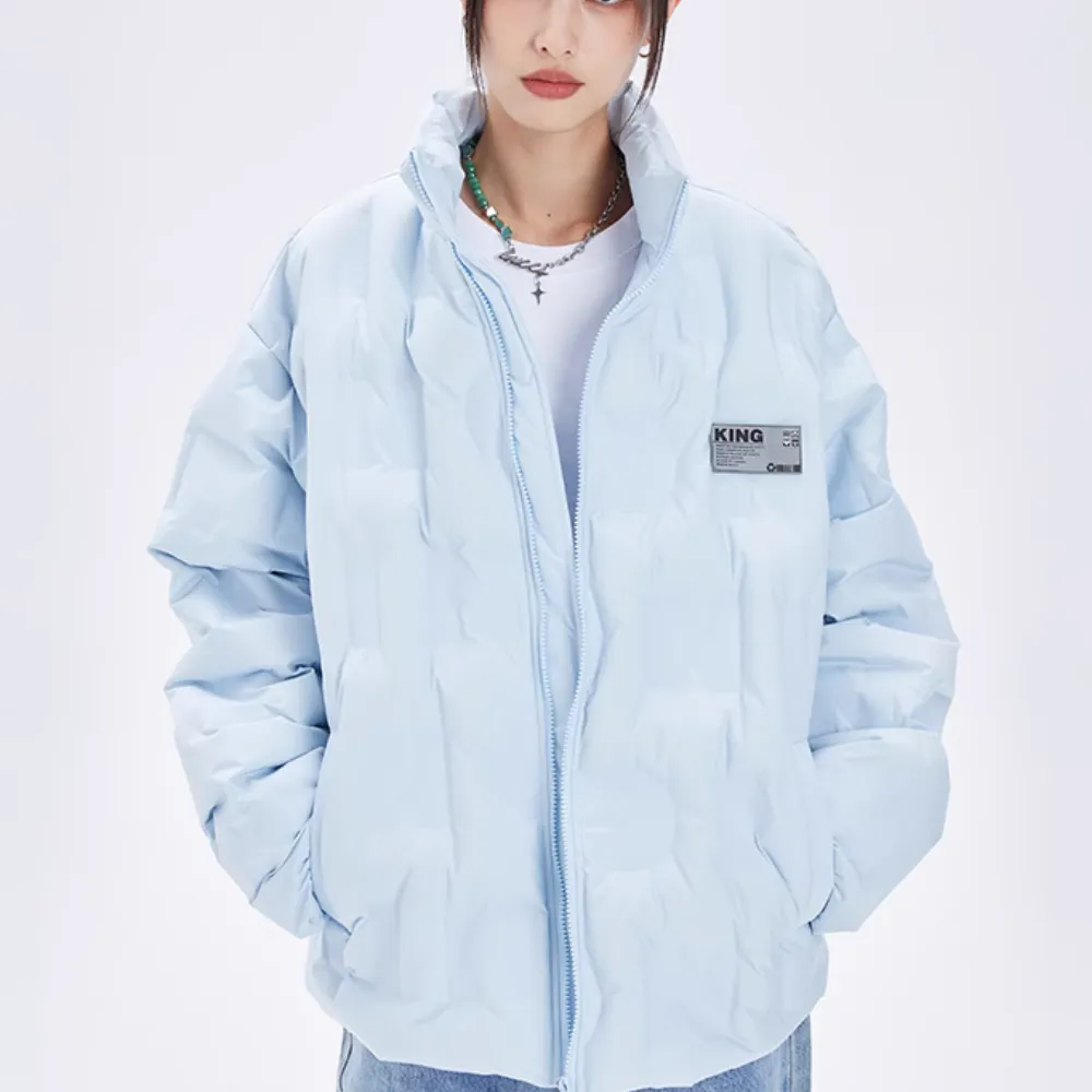 Women's Solid Color Warm Down Jacket