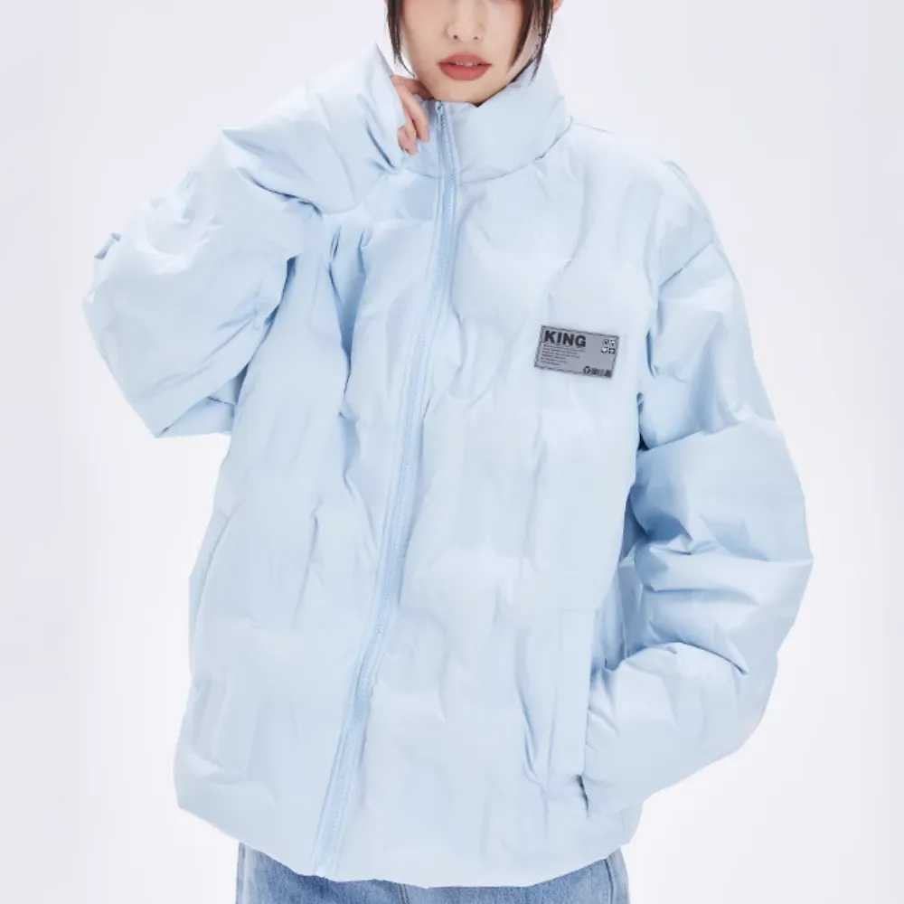 Women's Solid Color Warm Down Jacket