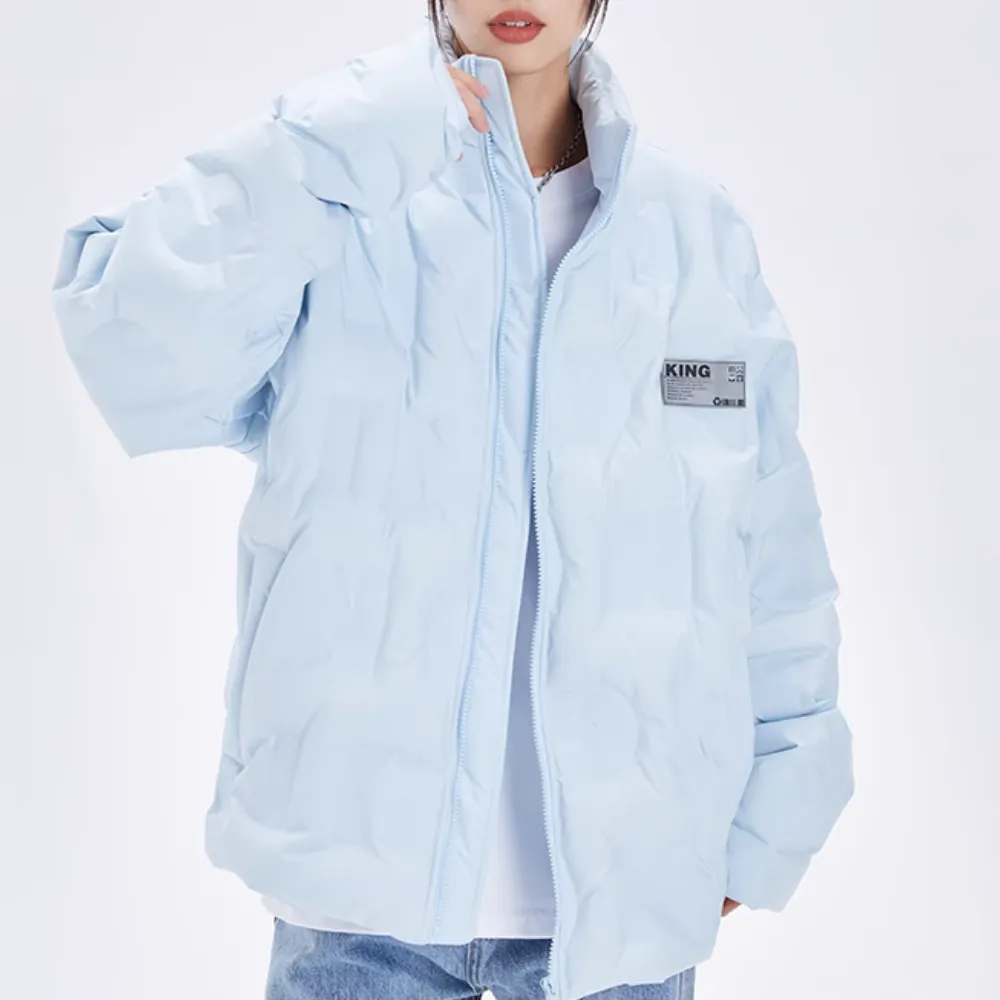 Women's Solid Color Warm Down Jacket