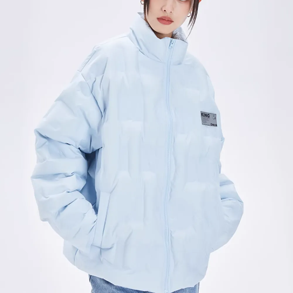 Women's Solid Color Warm Down Jacket