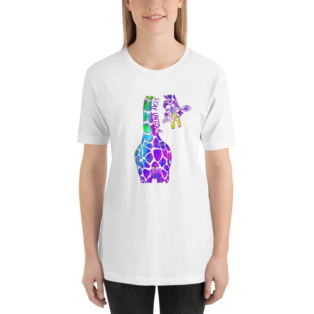 Women's Stay Unique Giraffe Shirt