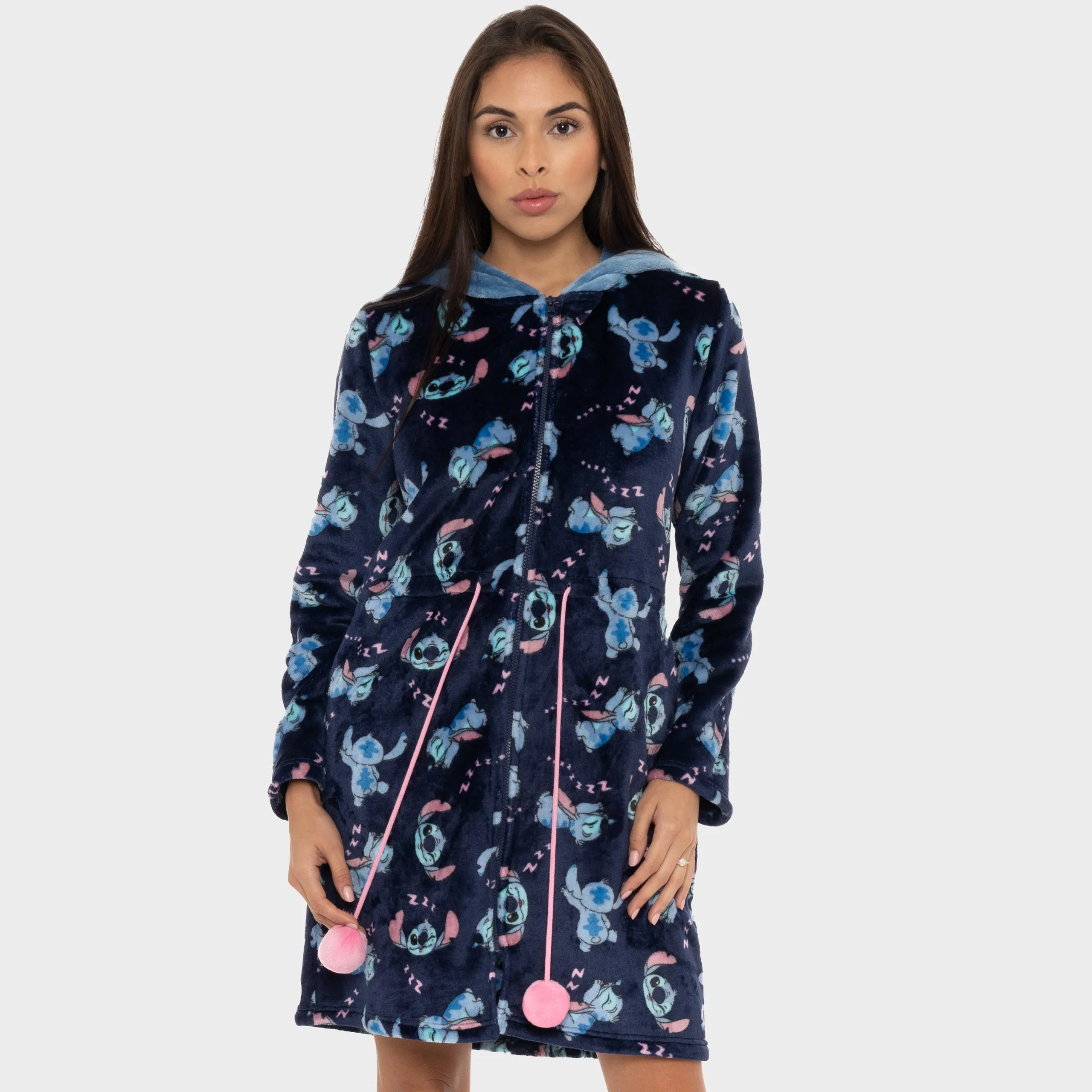 Womens Stitch Bath Robe