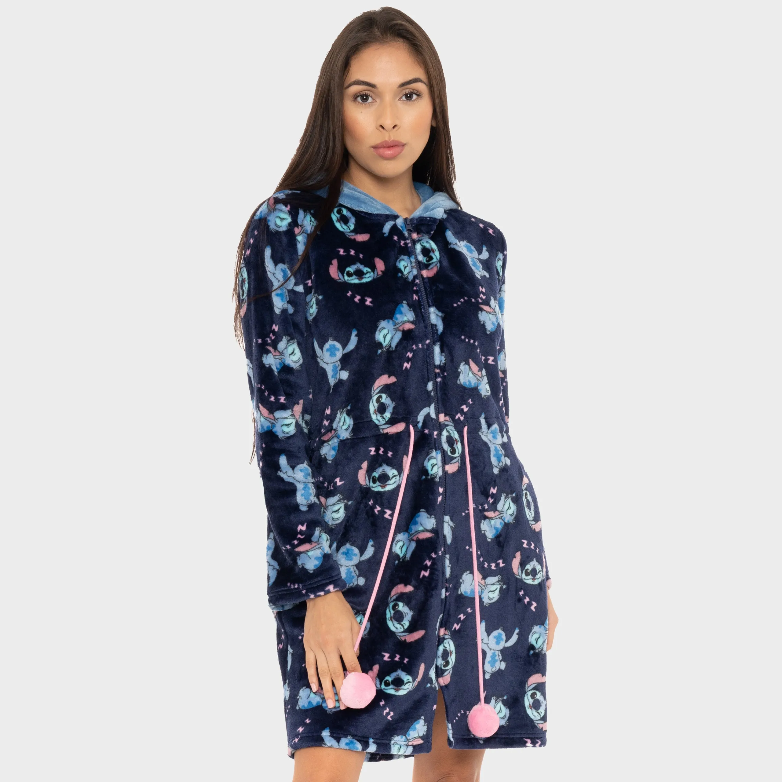 Womens Stitch Bath Robe