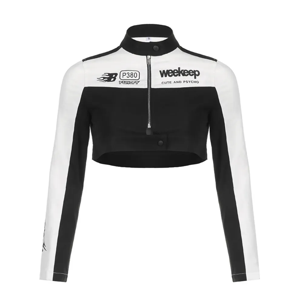 Women's Street Color Contrast Versatile Jacket