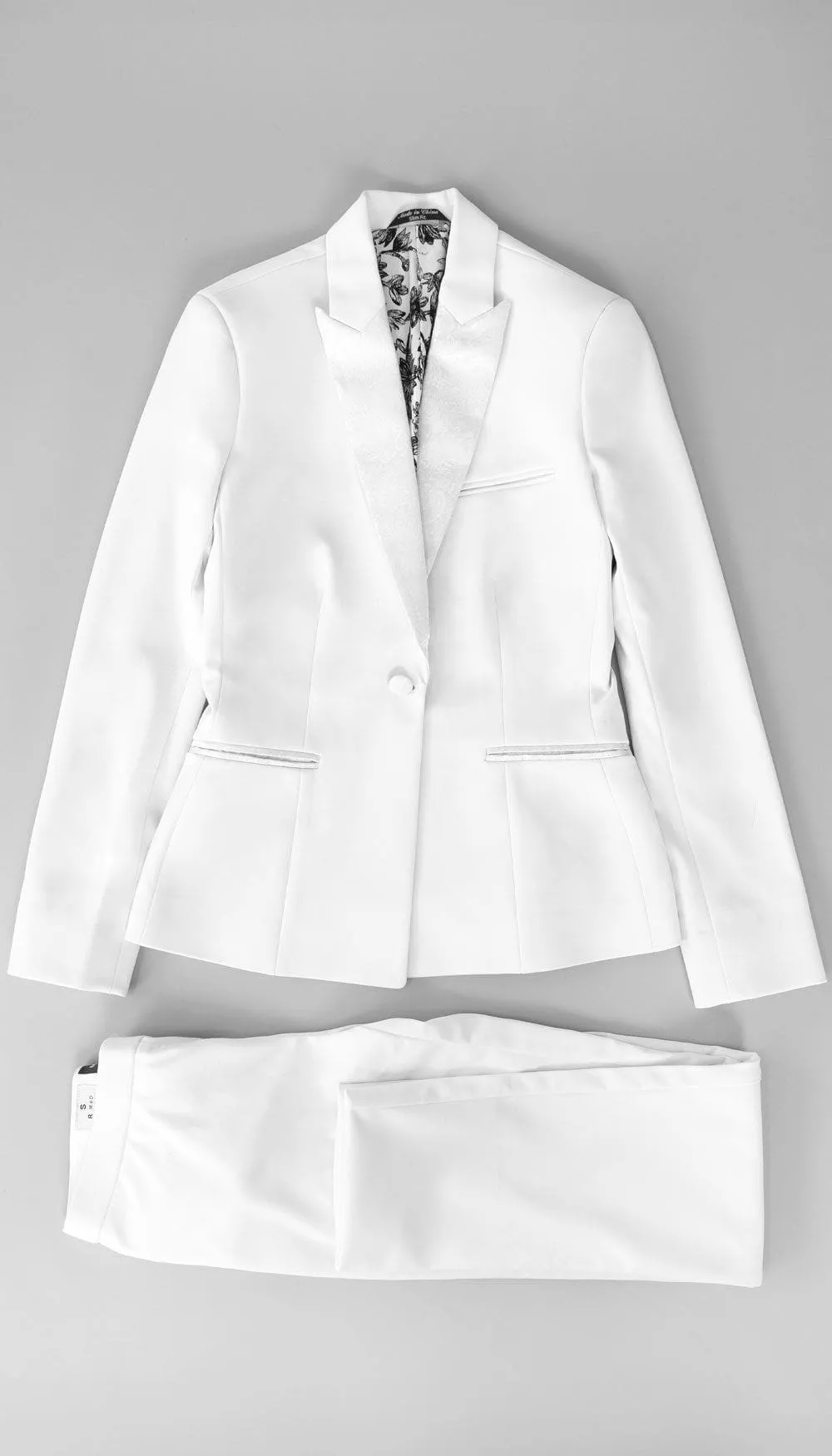 Women's Suit 2 Piece White