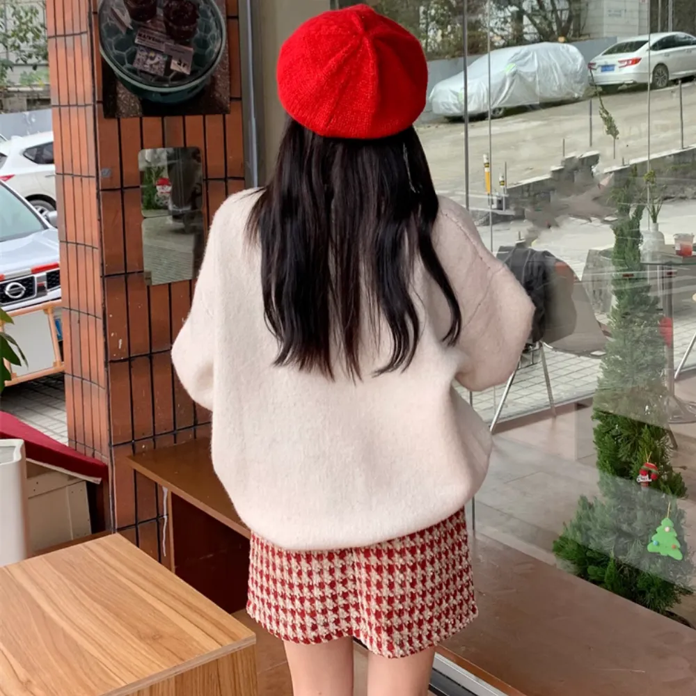 Women's Sweet Letter Sweater