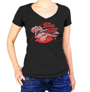 Women's The Devil Wears Nada Vneck T-Shirt