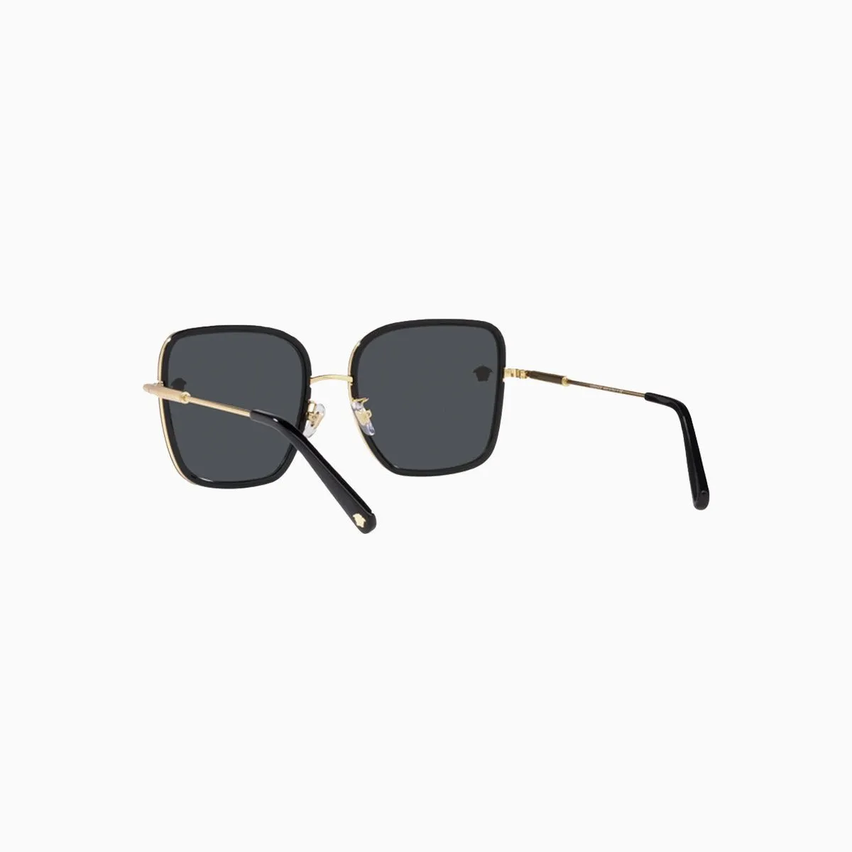 Women's Versace Black Dark Grey Sunglasses