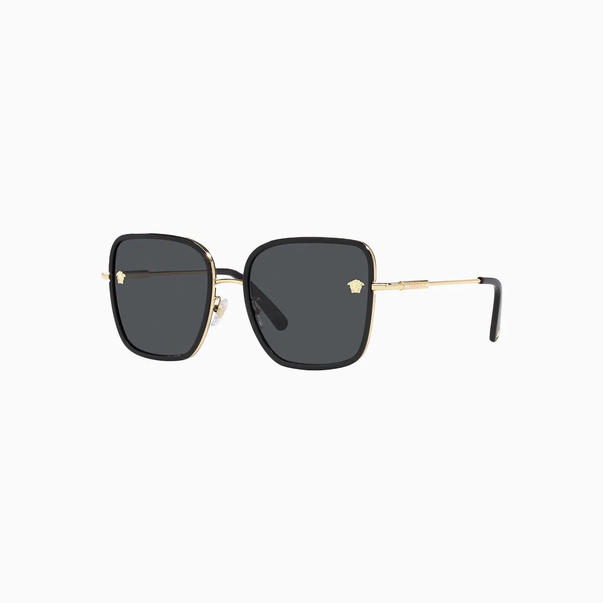 Women's Versace Black Dark Grey Sunglasses