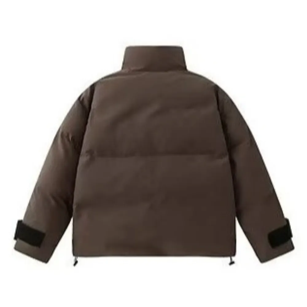 Women's Vintage Metal Button Stand Collar Coat