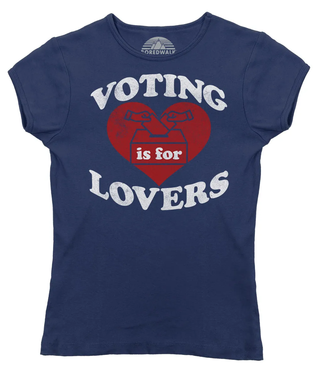Women's Voting Is For Lovers T-Shirt
