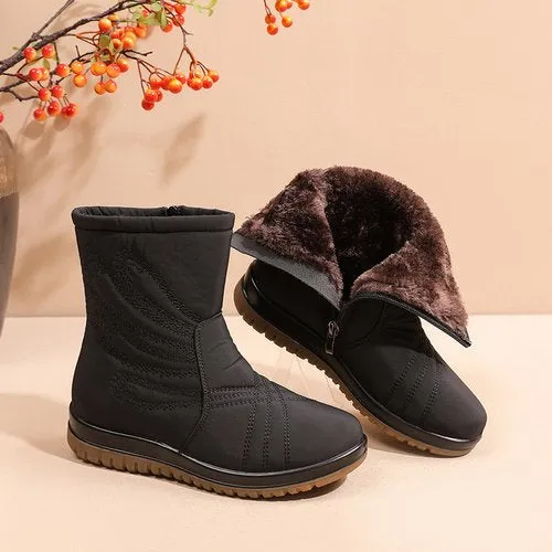 Women's Waterproof Warm Cotton Snow Boots